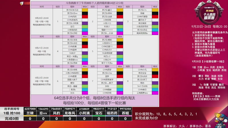 【2025-09-20 19点场】大头道具工作室：【男神杯】个人道具精英赛