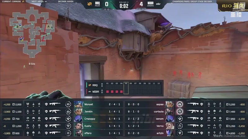 【2025-09-24 10点场】无畏契约赛事：【预告】25号21点 PRX VS G2