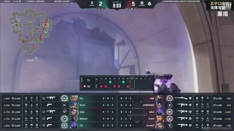 【2025-09-24 04点场】无畏契约赛事：【预告】25号21点 PRX VS G2