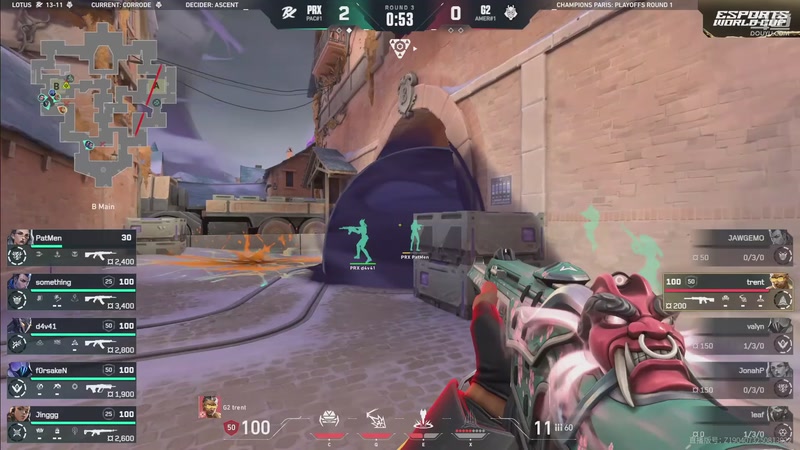 【2025-09-25 22点场】无畏契约赛事：2025全球冠军赛 PRX vs G2