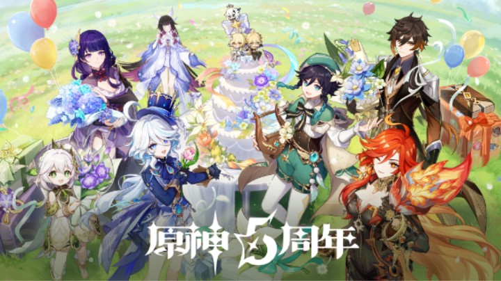 《原神》五周年配音演员祝福-「声绘时光的锚点」