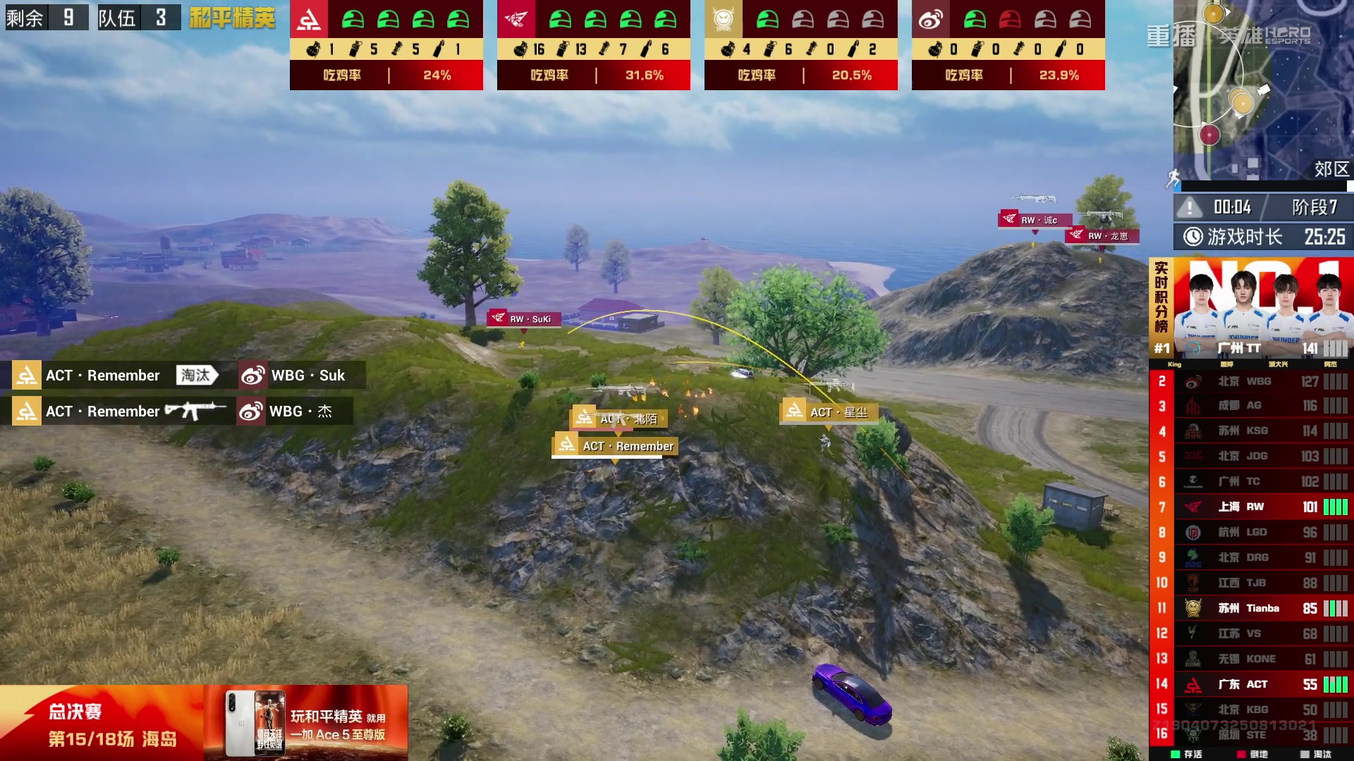 【2025-10-10 12点场】和平精英官方赛事：重播|PEL夏季赛决赛