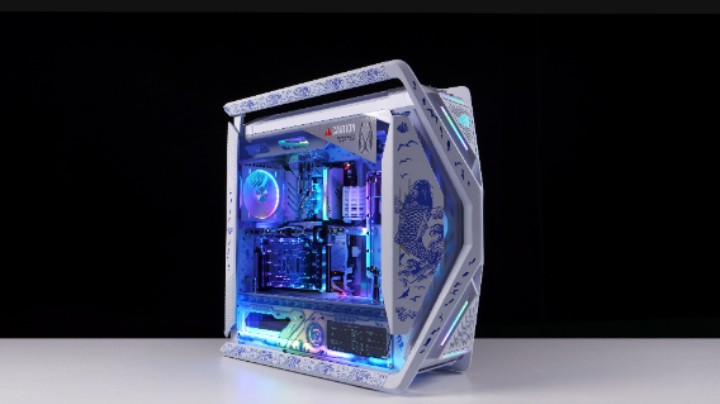 只看外观！这就是一款非常“开门”的水冷电脑