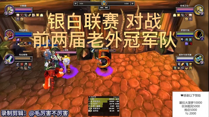 银白联赛对战前两届老外冠军队 #魔兽世界 #魔兽世界怀旧服 #魔兽世界pvp
