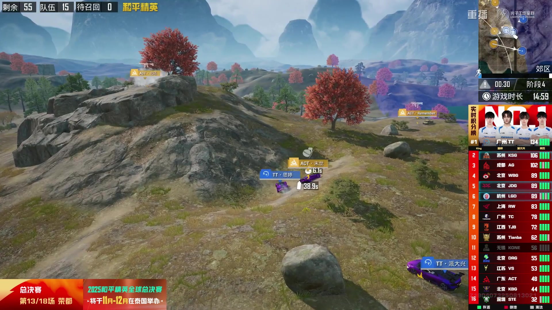 【2025-10-14 22点场】和平精英官方赛事：重播|PEL夏季赛决赛