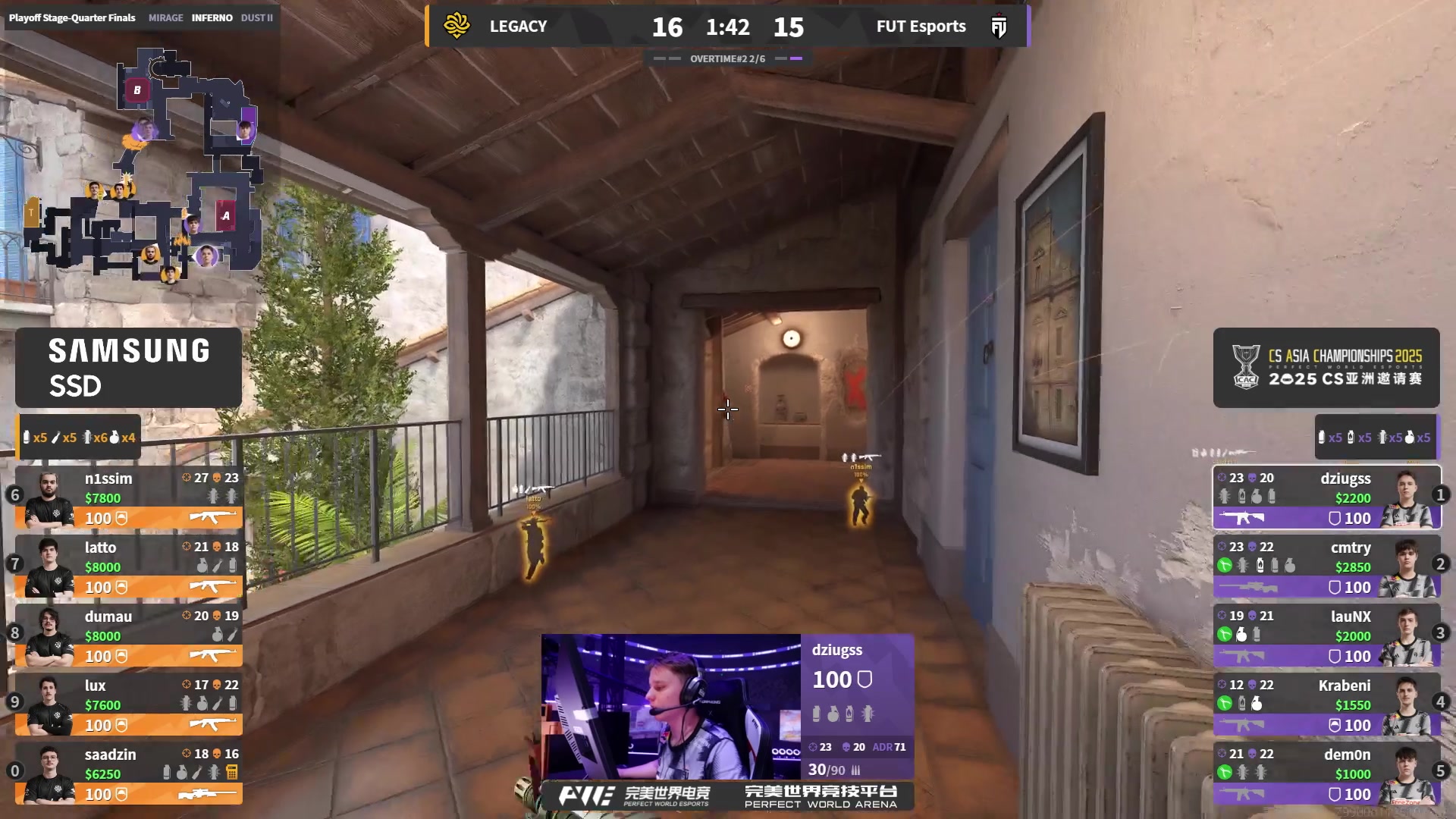 【2025-10-17 18点场】完美世界电竞频道：CAC2025 Legacy - FUT