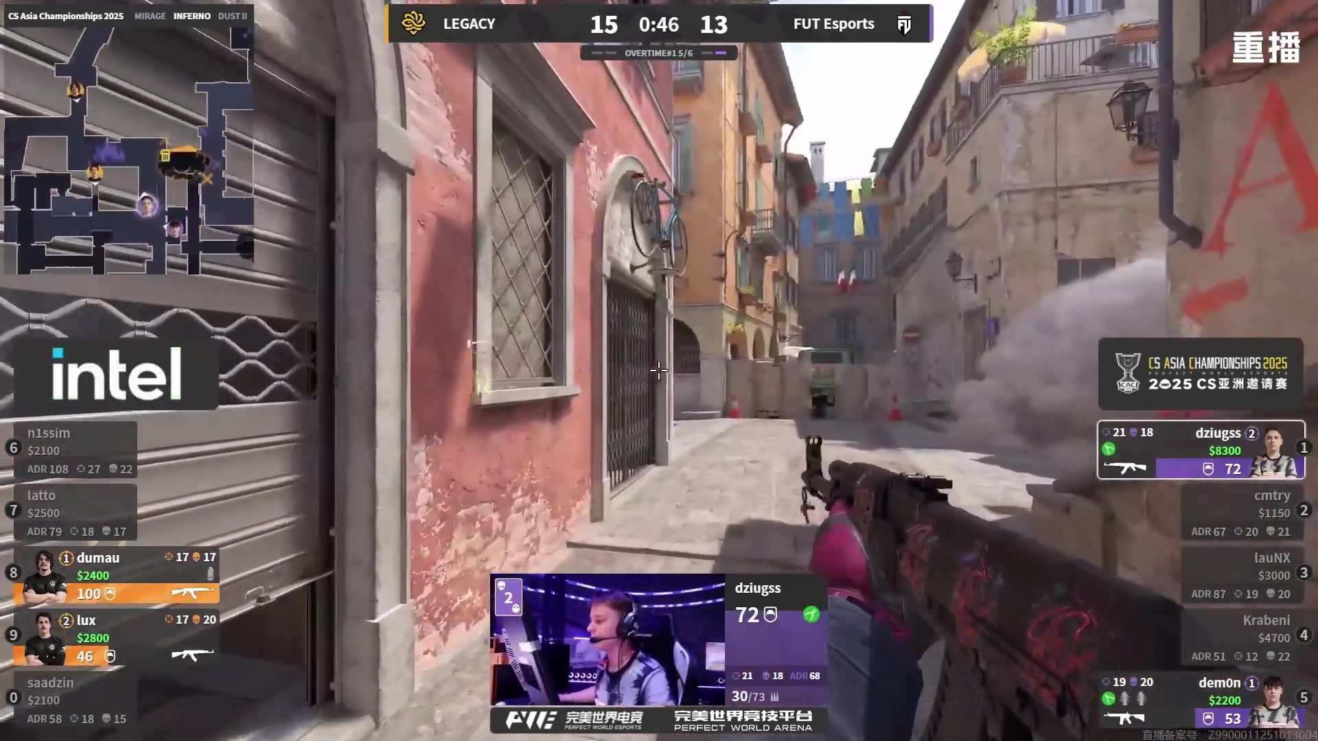 【2025-10-18 00点场】完美世界电竞频道：【重播】2025 CS亚洲邀请赛