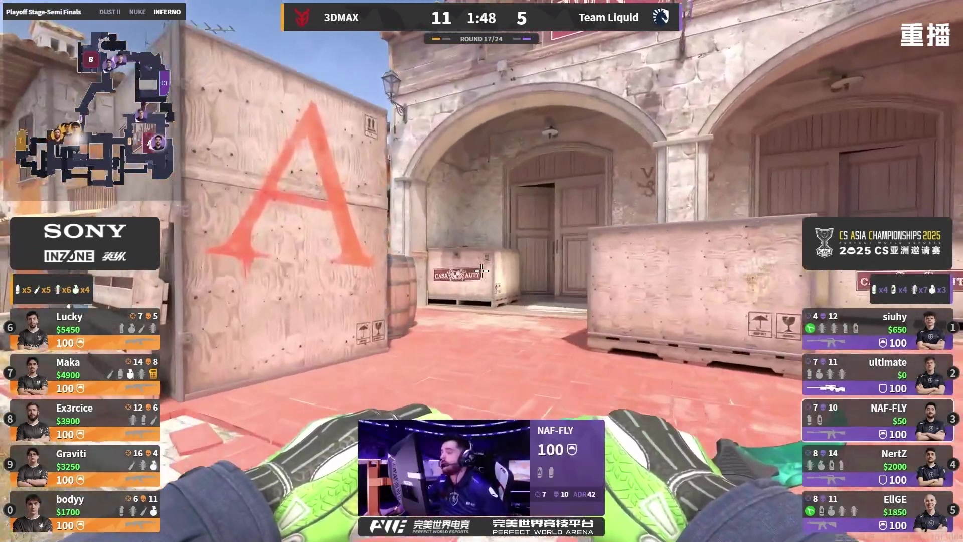 【2025-10-19 07点场】完美世界电竞频道：【重播】CAC2025亚洲邀请赛