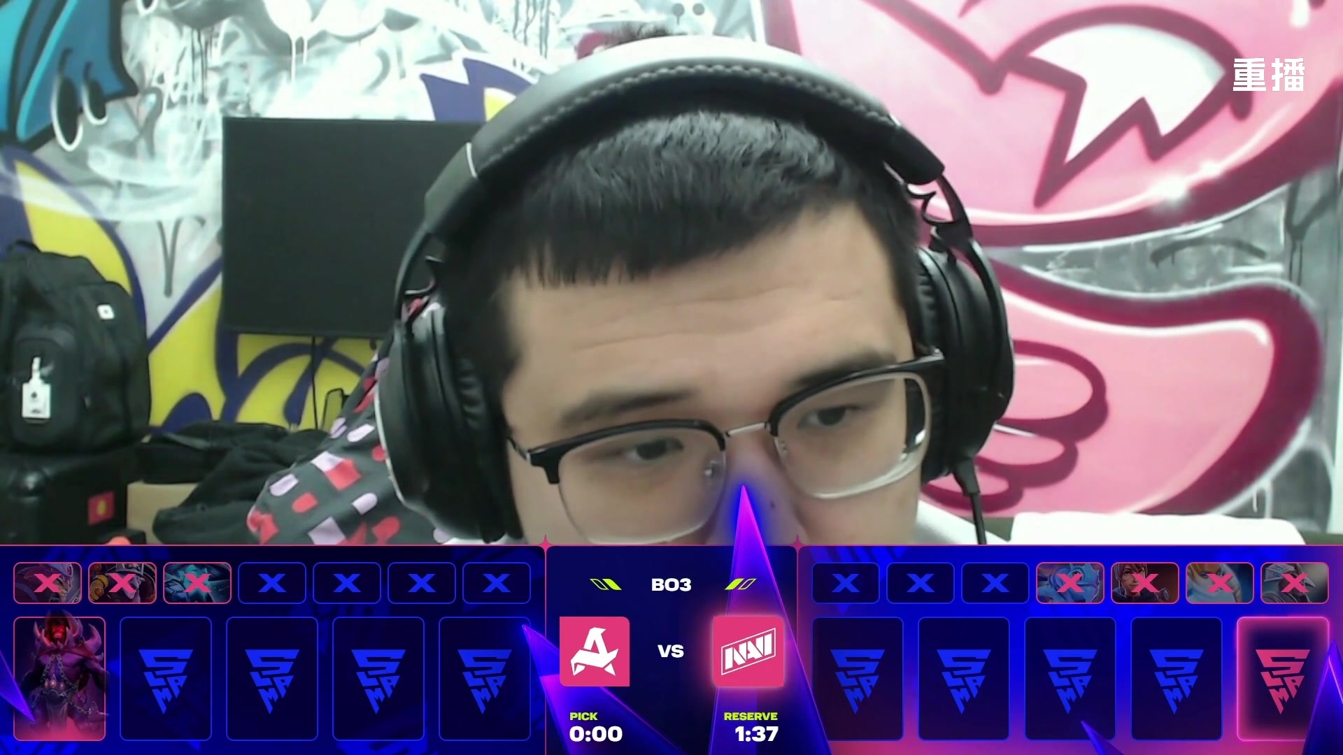 【2025-10-22 00点场】DOTA2赛事直播2：【重播】BLAST SLAM S4副舞台