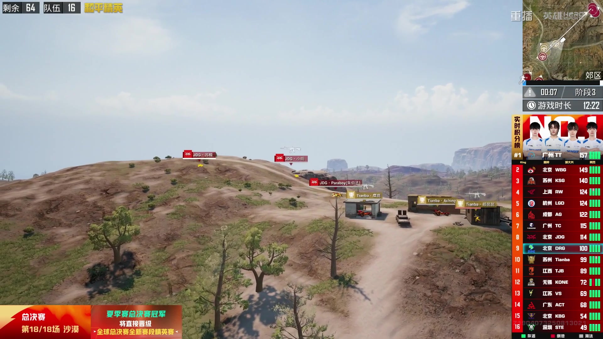 【2025-10-22 04点场】和平精英官方赛事：重播|PEL夏季赛决赛