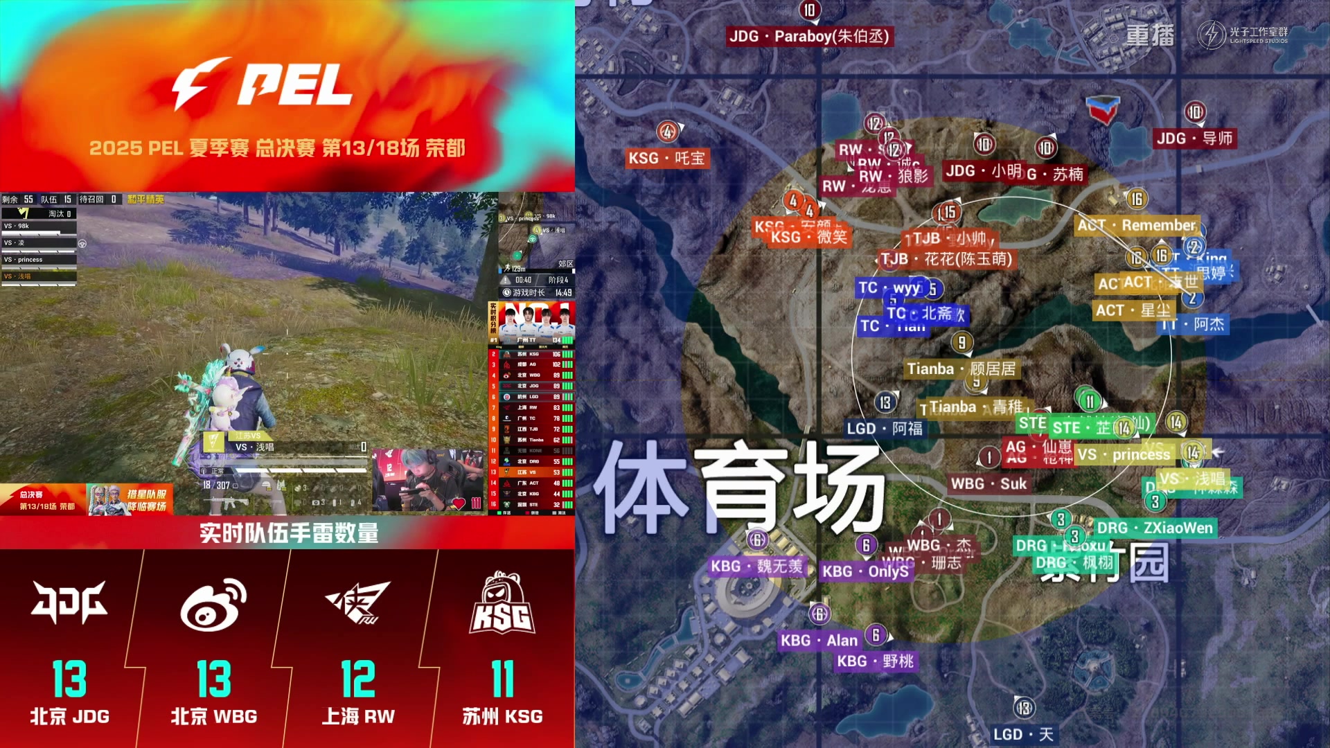 【2025-10-22 00点场】和平精英官方赛事：重播|PEL夏季赛决赛