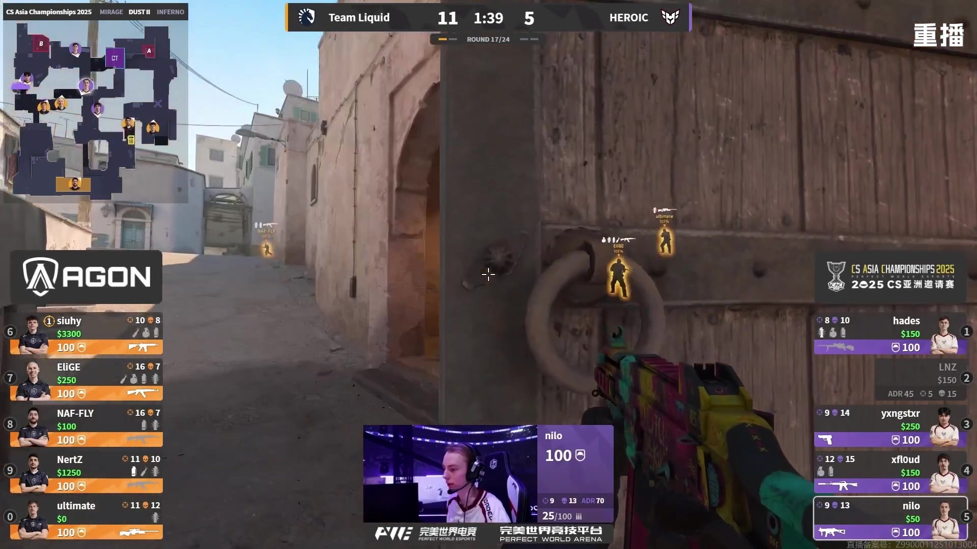【2025-10-23 18点场】完美世界电竞频道：【重播】2025 CS亚洲邀请赛