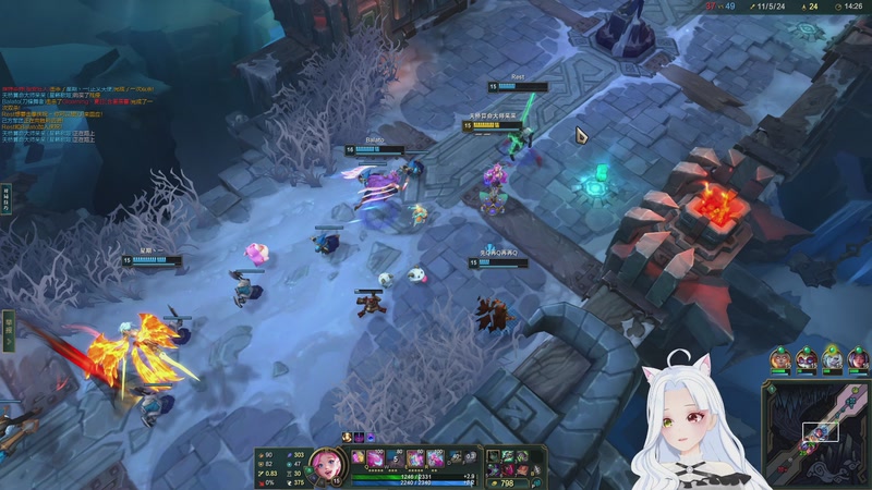 【2025-10-24 21点场】何呆呆丶1116：【小奶团】勇闯峡谷