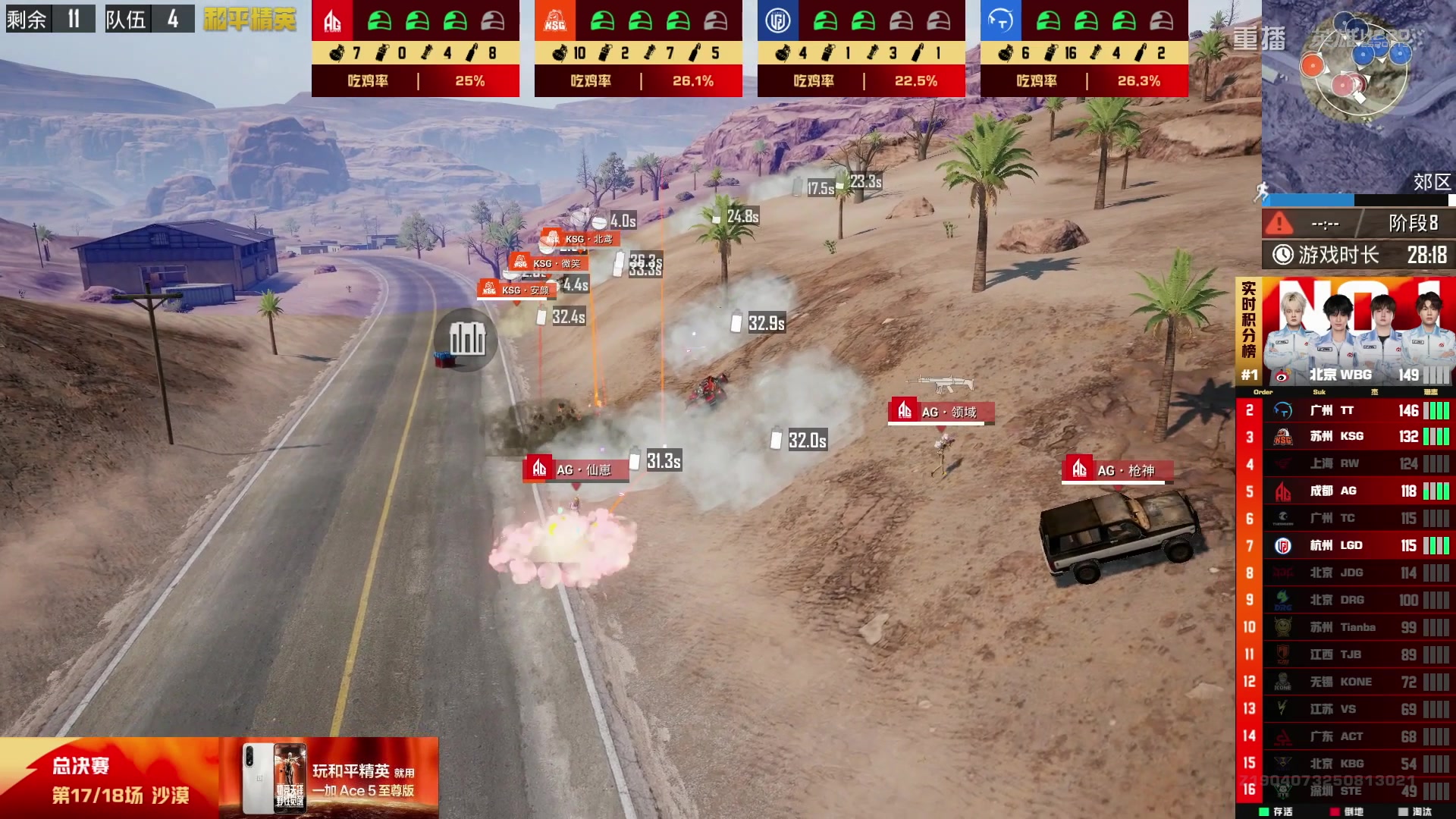 【2025-10-26 21点场】和平精英官方赛事：重播|PEL夏季赛决赛