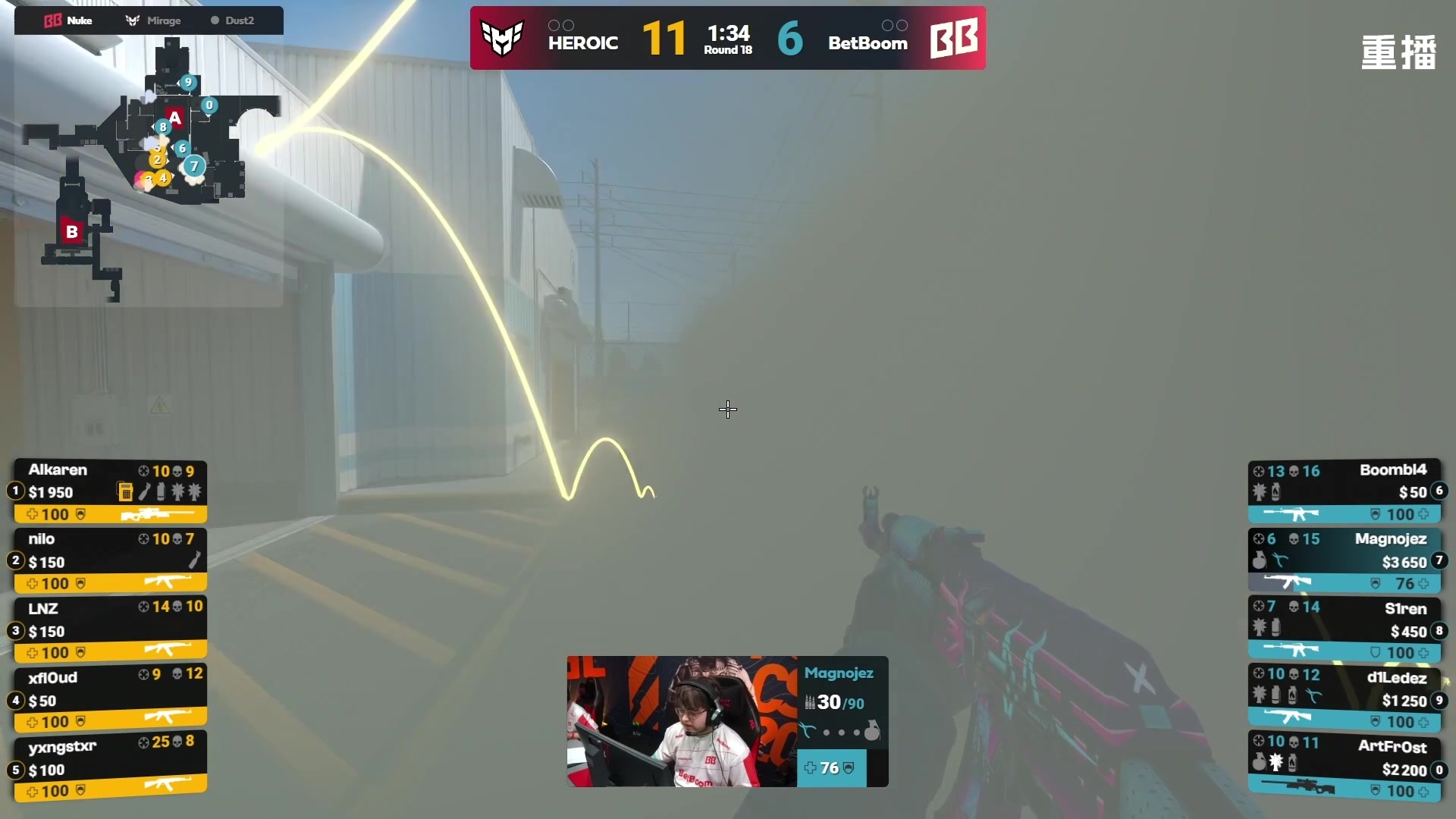 【2025-10-28 14点场】完美世界电竞频道：PGL大师赛主舞台 LiquId-BB