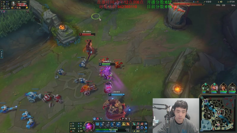 【2025-10-28 14点场】LOL丶摇摆：热2把手.继续峡谷637冲700!