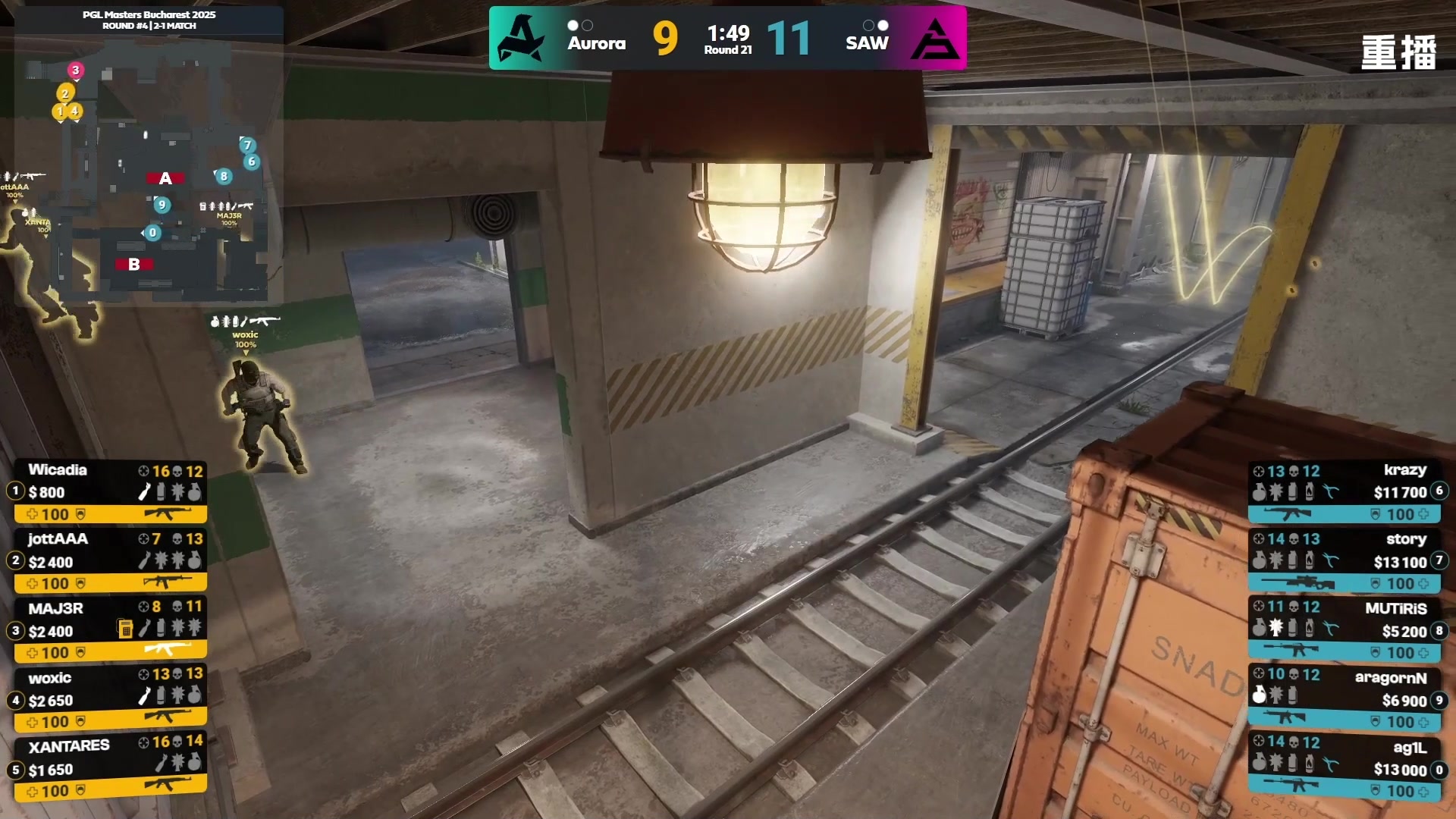 【2025-10-30 04点场】完美世界电竞频道：PGL大师赛 B8-Legacy