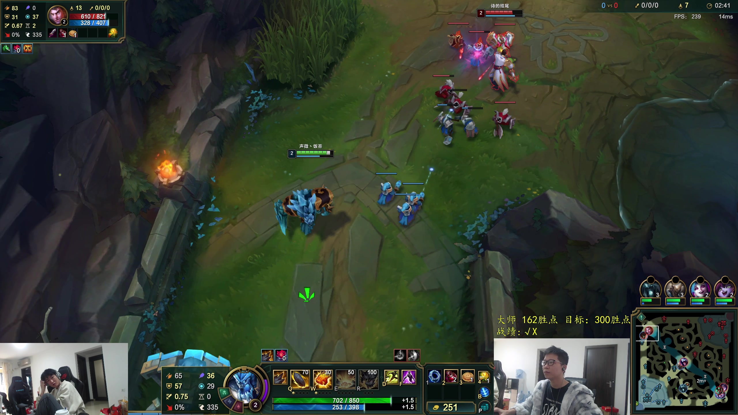 【2025-10-31 10点场】余小C真的很强：余小C：15点OB AL VS T1!