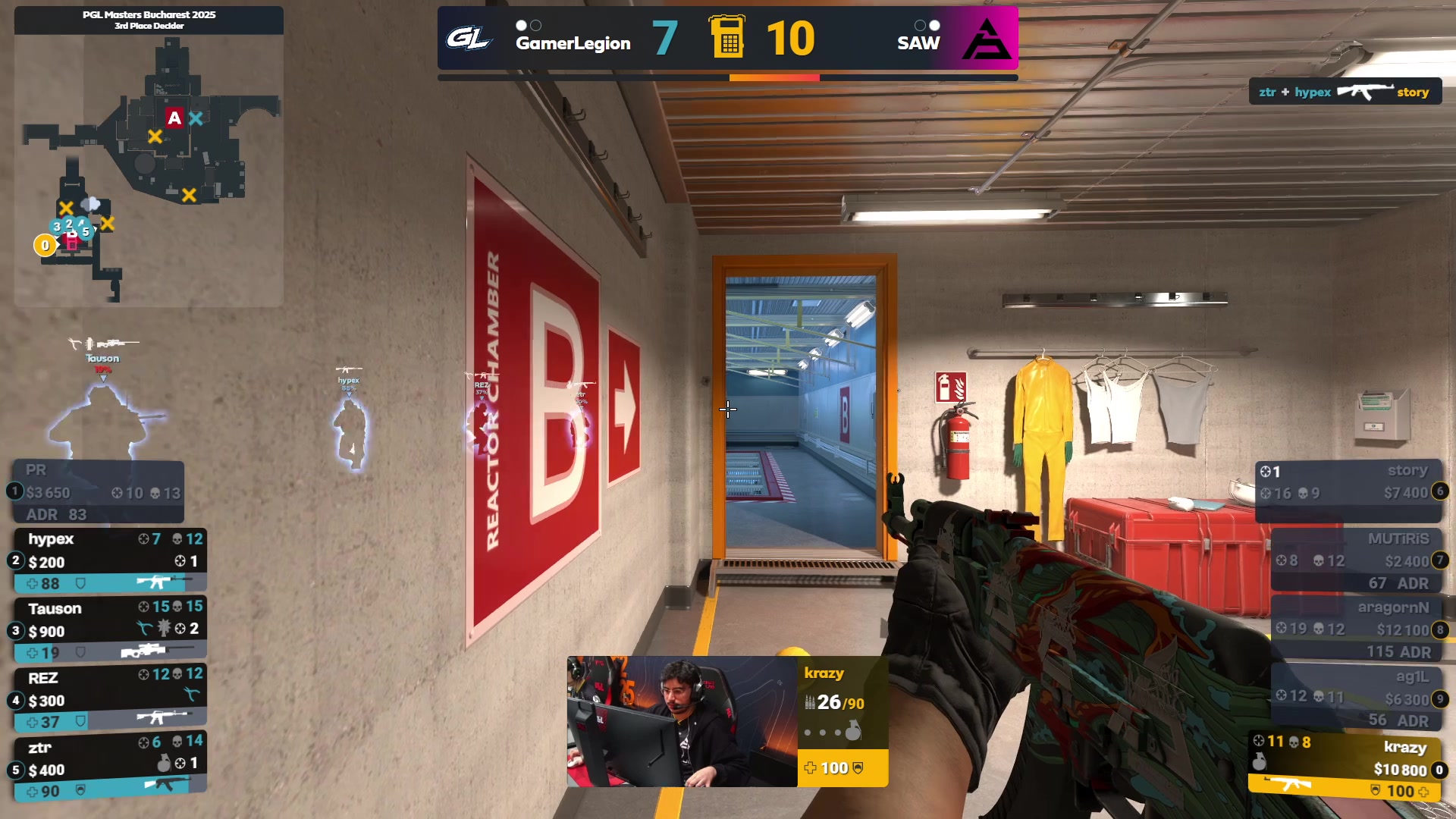 【2025-11-01 19点场】完美世界电竞频道：PGL大师赛主舞台Aurora-LEG