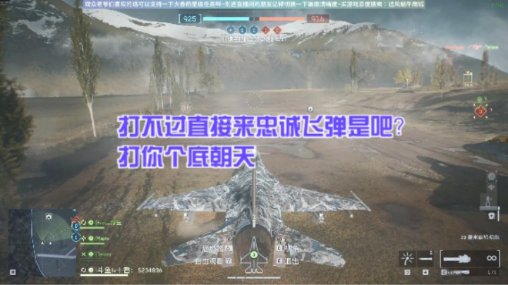 打不过直接来忠诚飞弹是吧？打你个底朝天