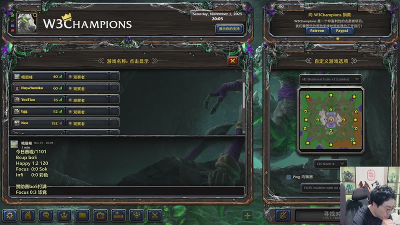 【2025-11-01 20点场】TH000：【直播】19点Bcup哈蛇塔彩毛佛~