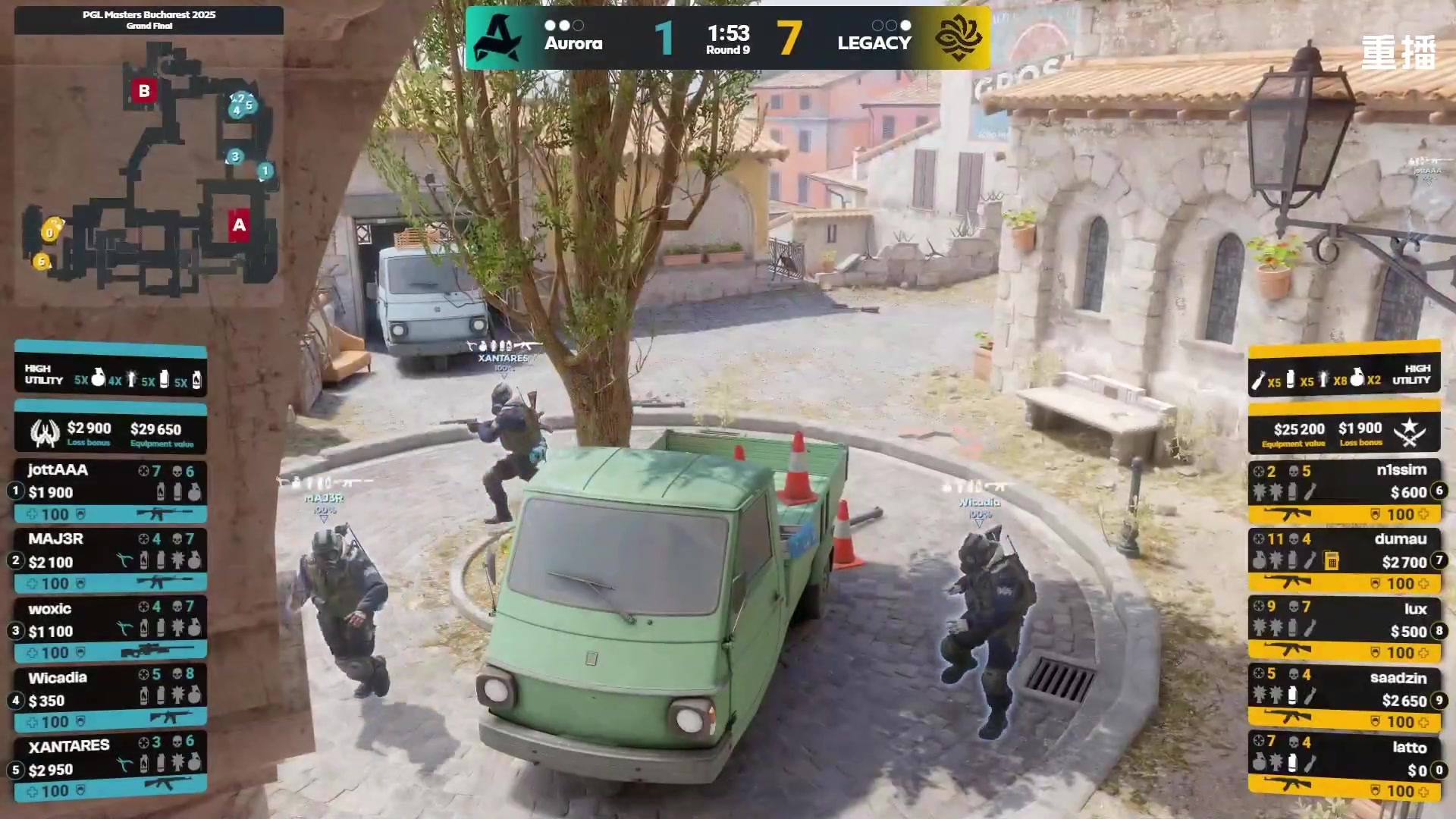 【2025-11-02 12点场】完美世界电竞频道：PGL大师赛主舞台【重播】