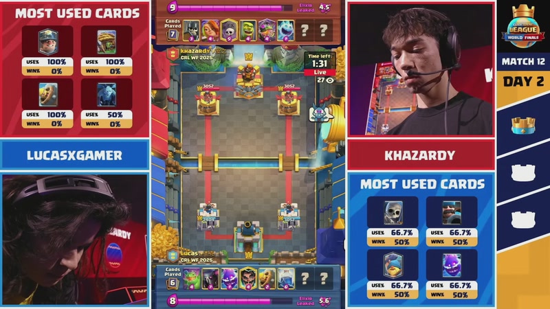 【2025-11-02 05点场】皇室战争官方直播间：2025皇室战争全球总决赛直播