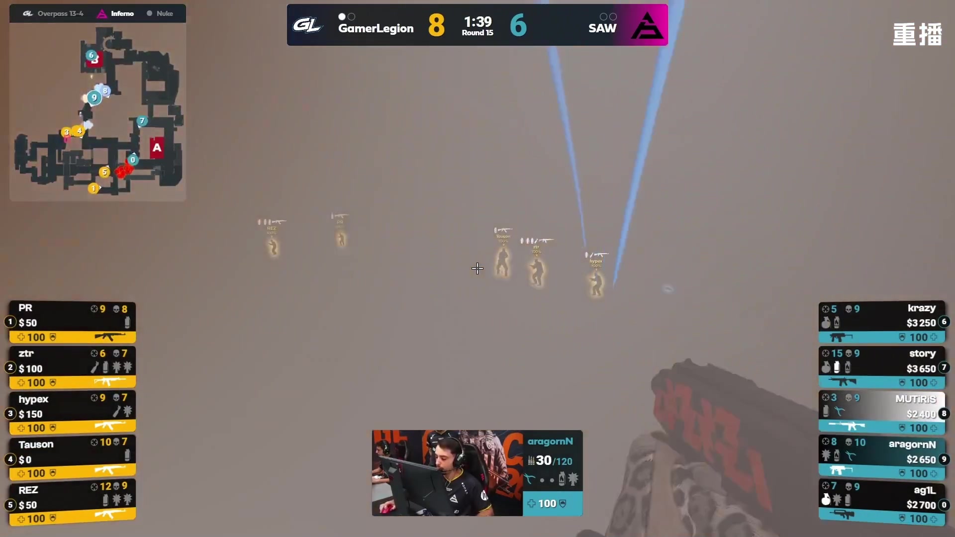 【2025-11-02 22点场】完美世界电竞频道：PGL大师赛主舞台【重播】