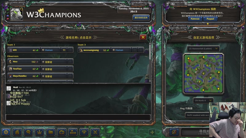 【2025-11-04 20点场】TH000：【直播】19点Bcup决赛日哈毛塔~