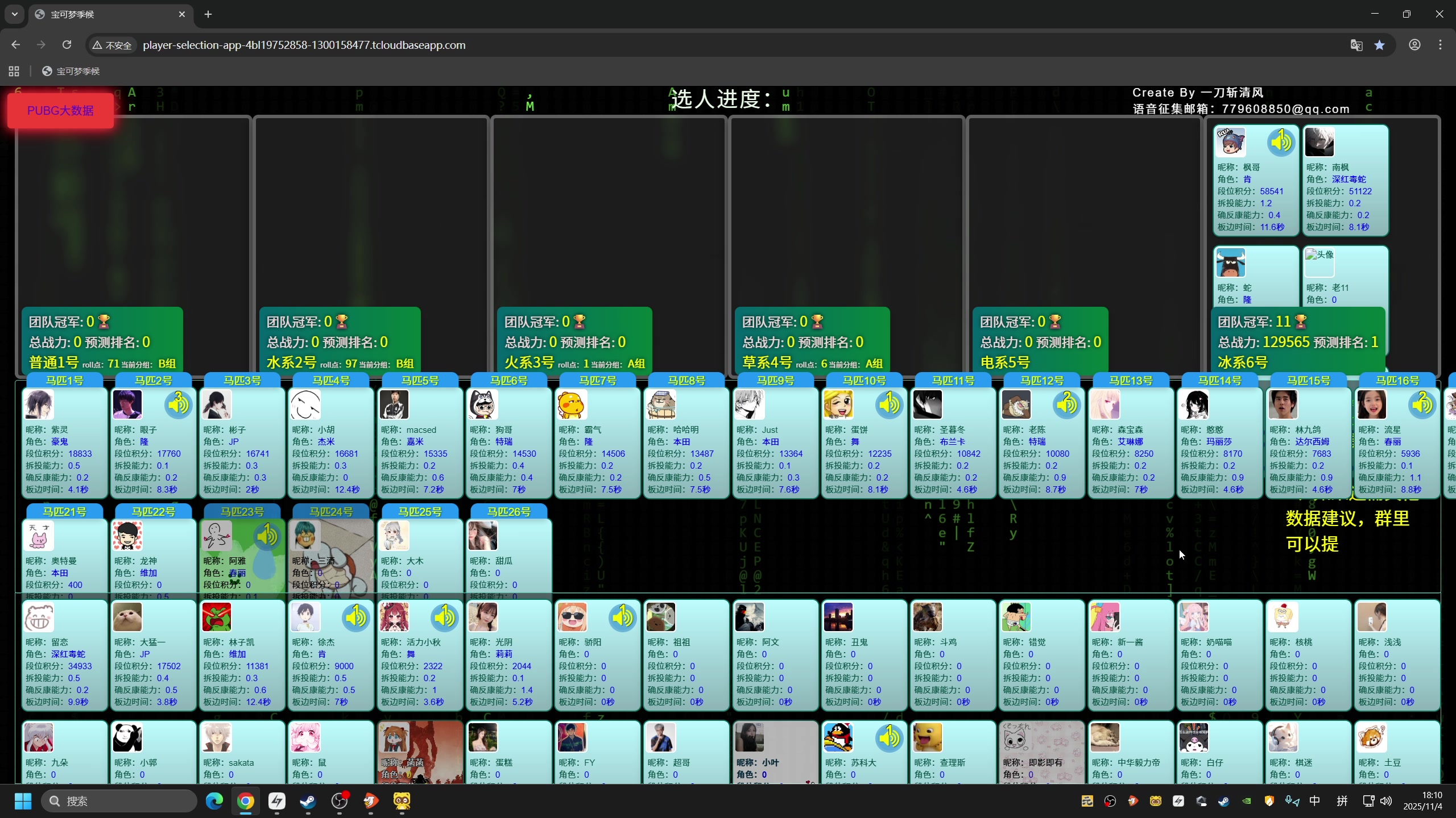 【2025-11-04 17点场】刘嘉俊Sylar1：拿出你的百分之百！