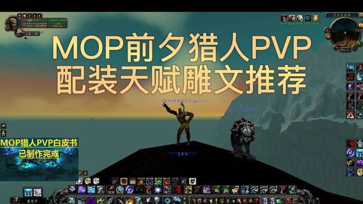MOP前夕猎人PVP配装天赋雕文推荐 #魔兽世界 #魔兽世界怀旧服 #魔兽世界pvp