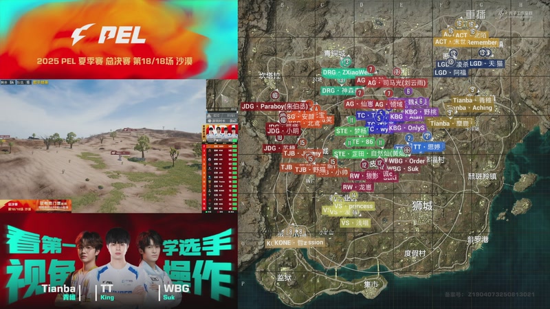 【2025-11-06 20点场】和平精英官方赛事：重播|PEL夏季赛决赛