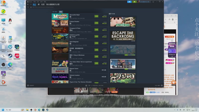 【2025-11-07 17点场】凡尘困：肉鸽游戏 看就完了