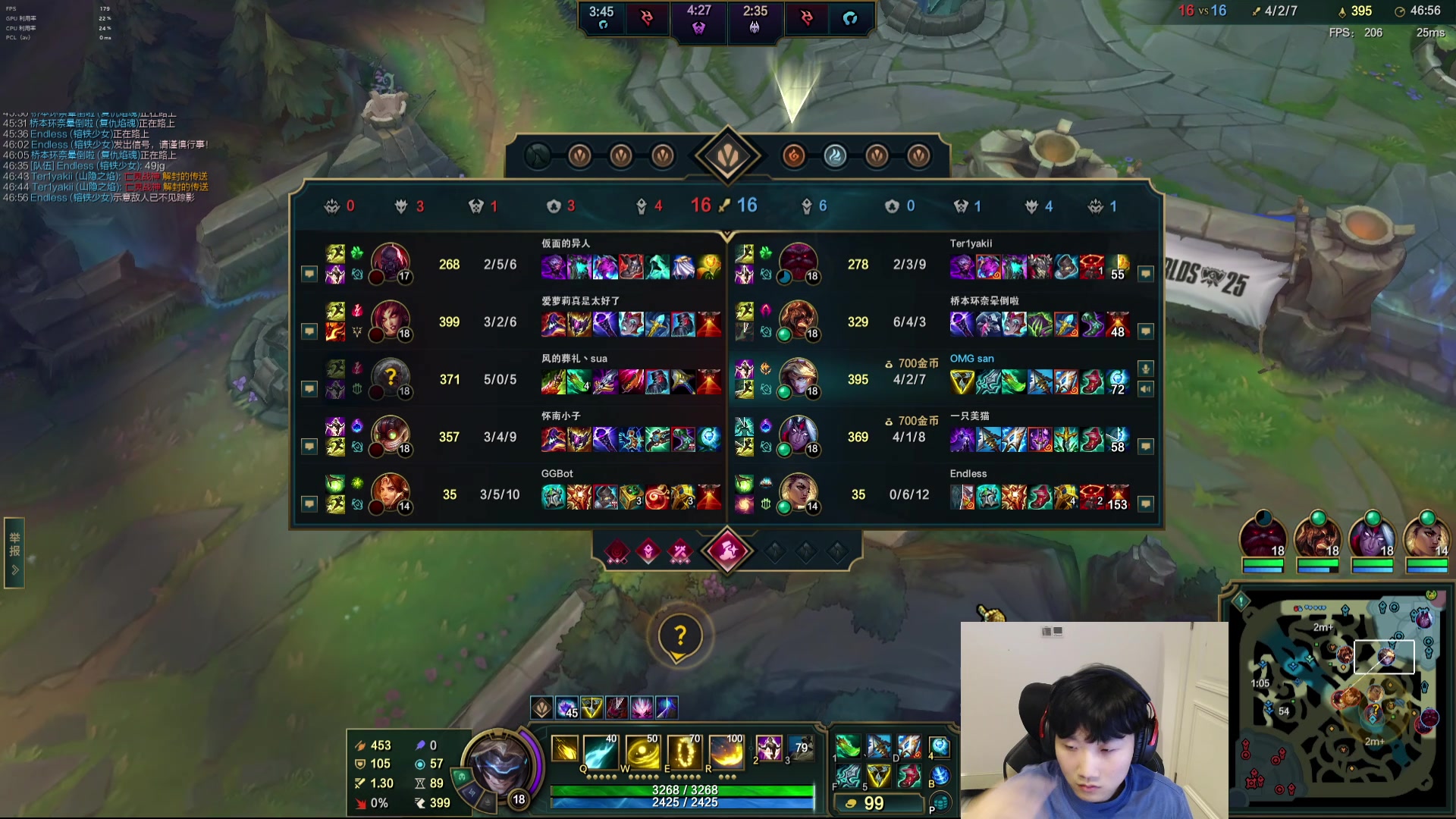 【2025-11-10 00点场】胸肌很大的良小伞：来了兄弟们训练赛vszzm