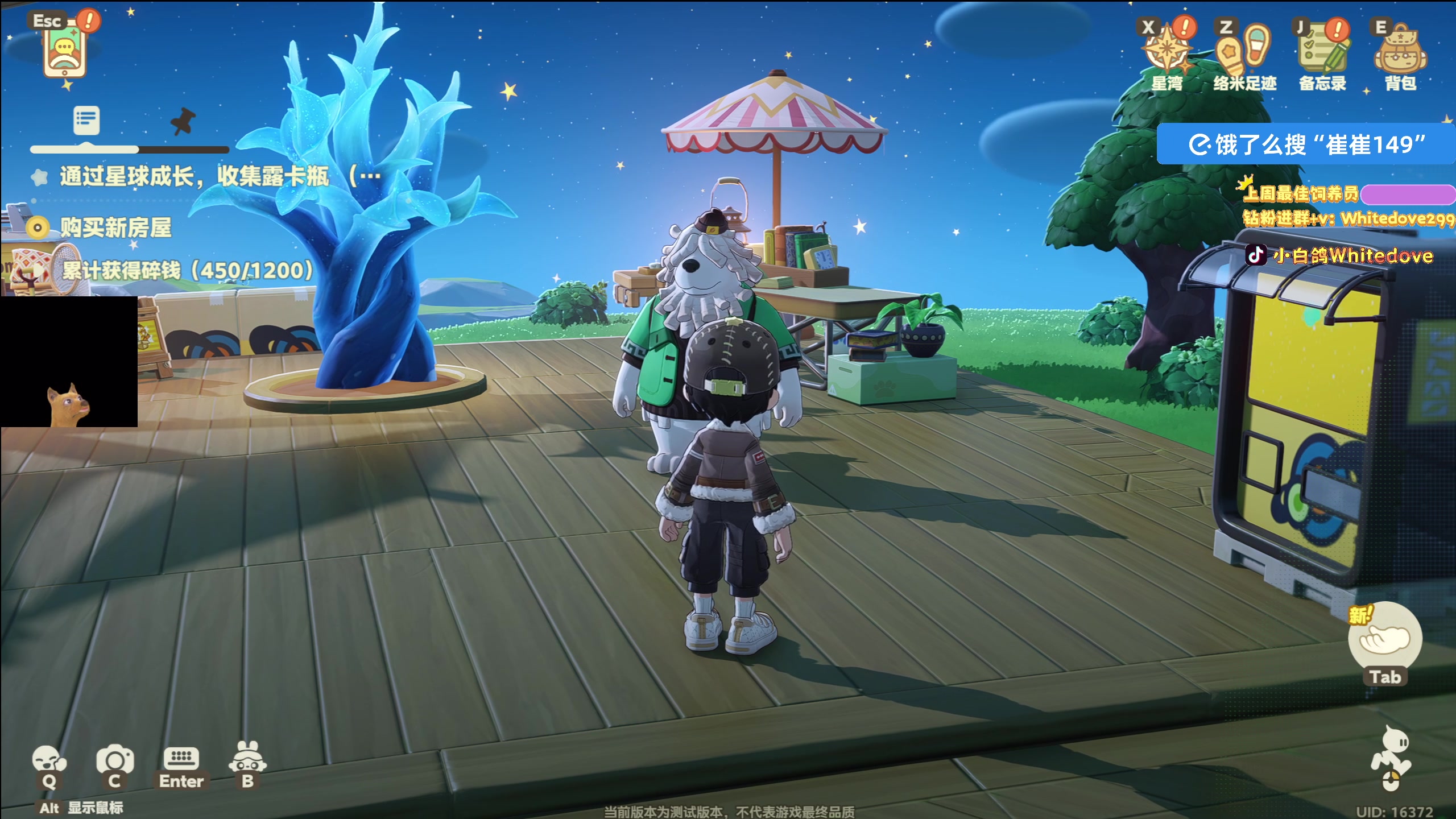 【2025-11-10 21点场】小白鸽WhiteDove：【ZOOM电竞】星布谷地内测