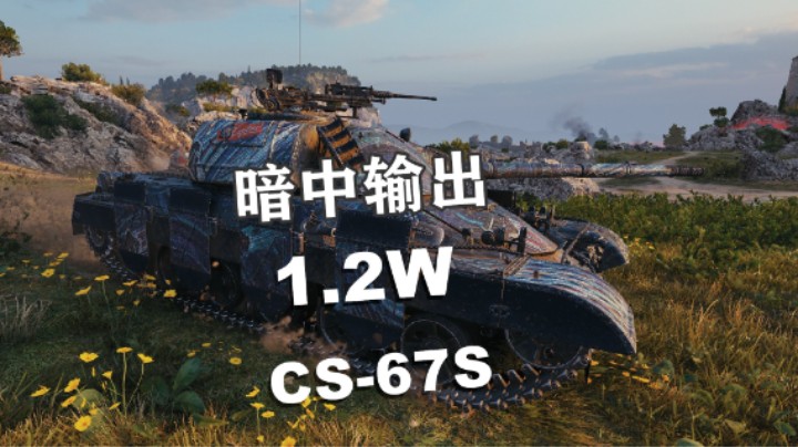 【坦克世界】湖边勇士CS67万伤12K