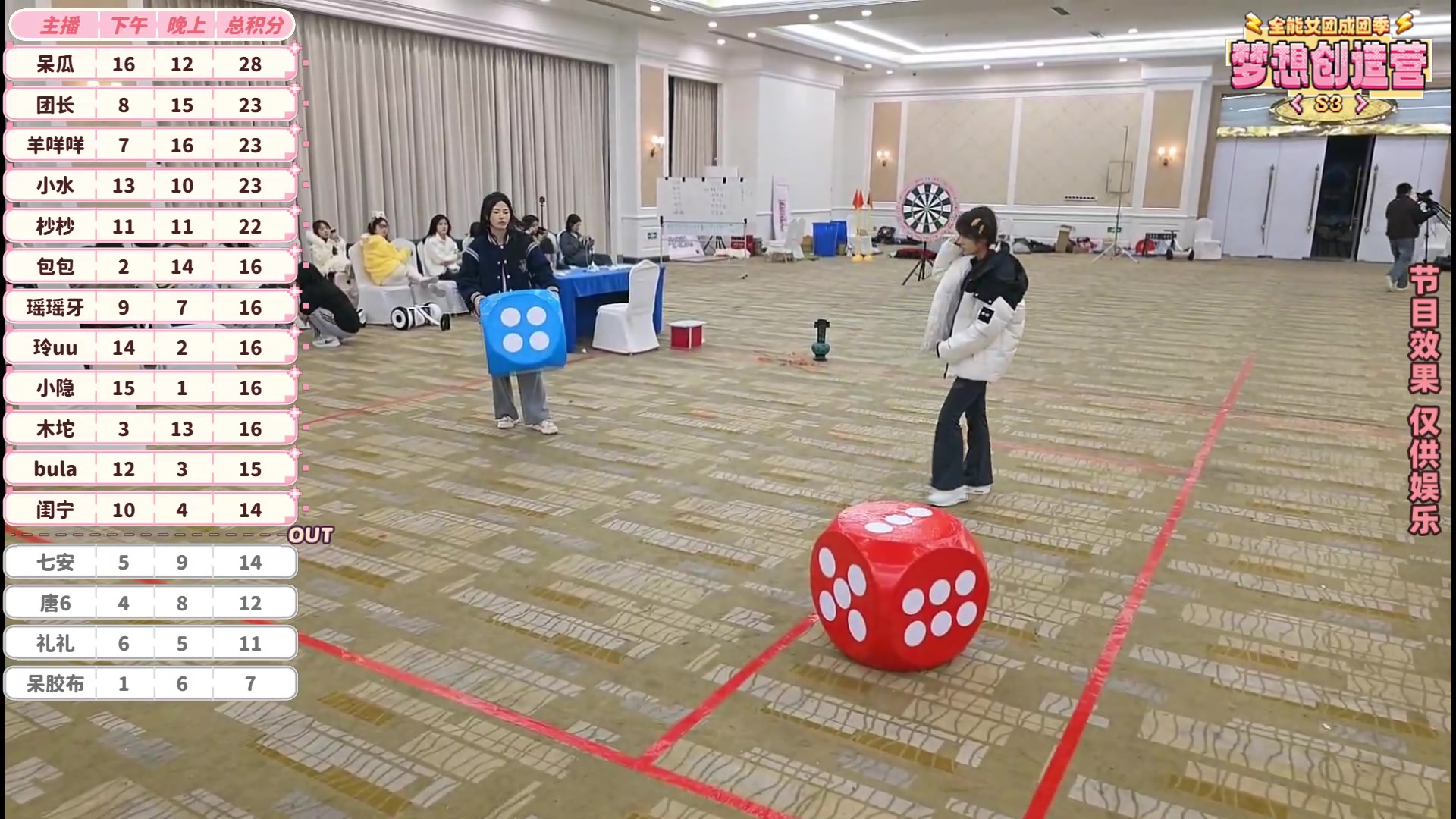 【2025-11-11 22点场】一条小团团OvO：【二台黑皮】今天淘汰4人预计10点开复活