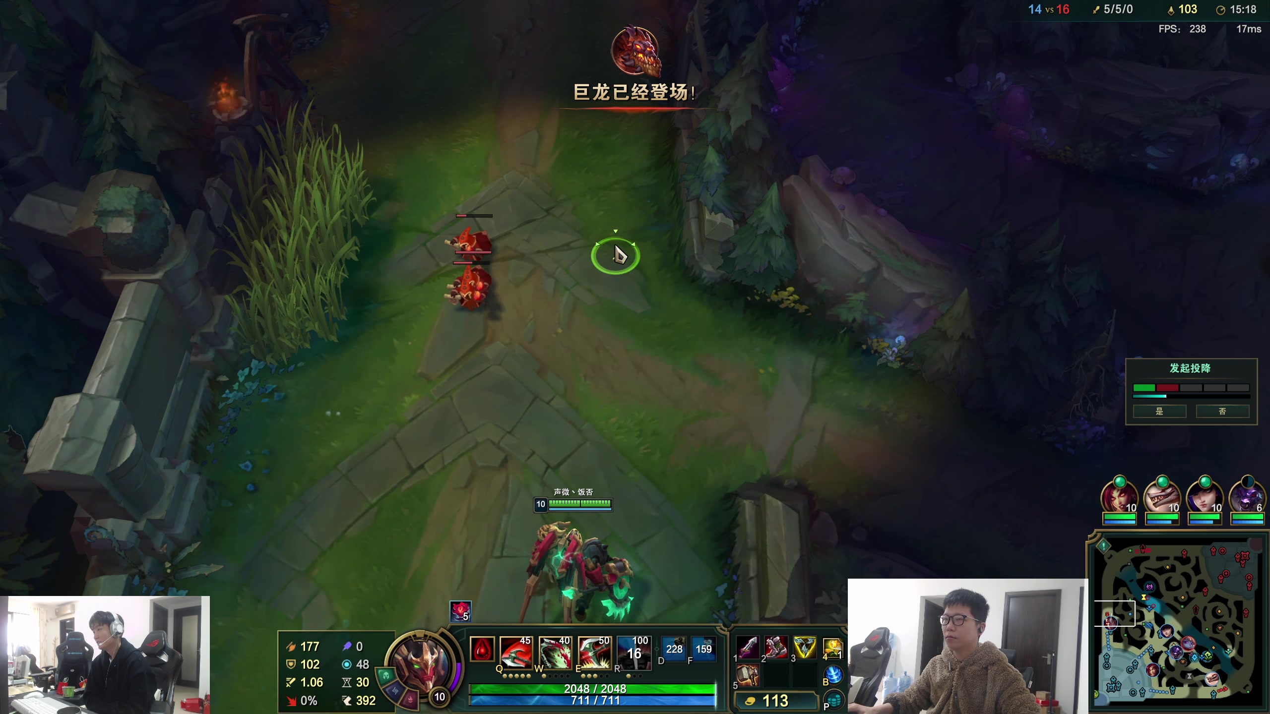 【2025-11-13 11点场】余小C真的很强：余小C：11点来，21点比赛