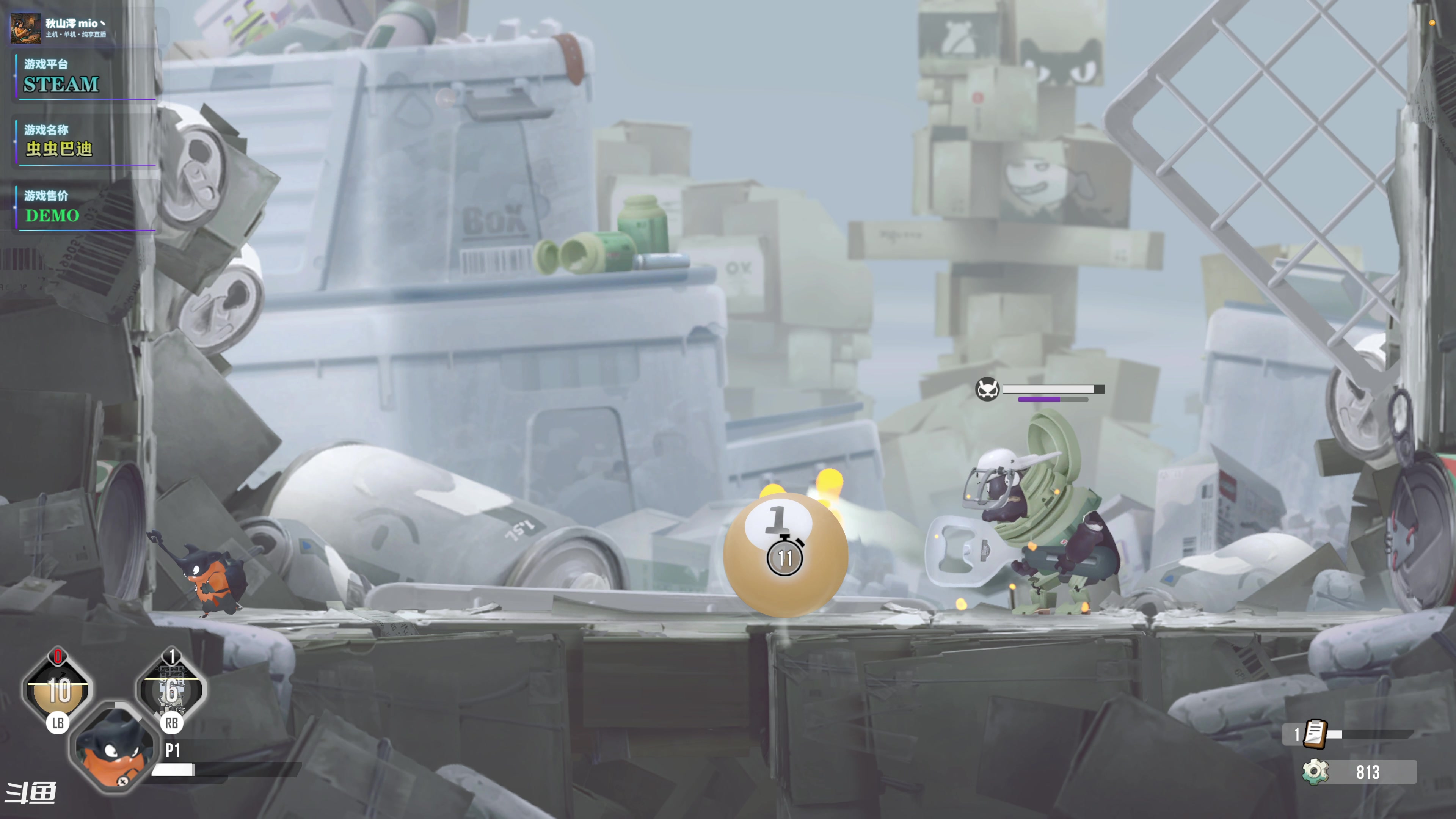 【2025-11-13 18点场】秋山澪Mio丶：新游 虫虫巴迪 demo