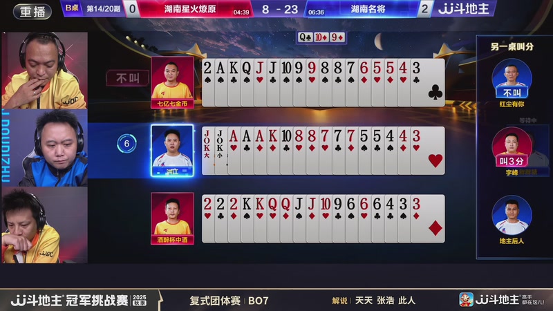 【2025-11-14 16点场】JJ斗地主官方：冠军挑战赛 湖南星火燎原vs湖南琼枝揽月