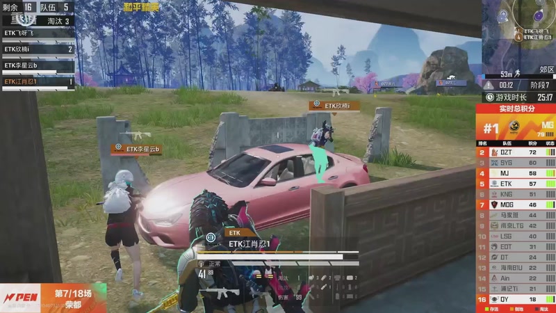 【2025-11-14 22点场】和平精英官方赛事：和平精英 PEN 总决赛Day2