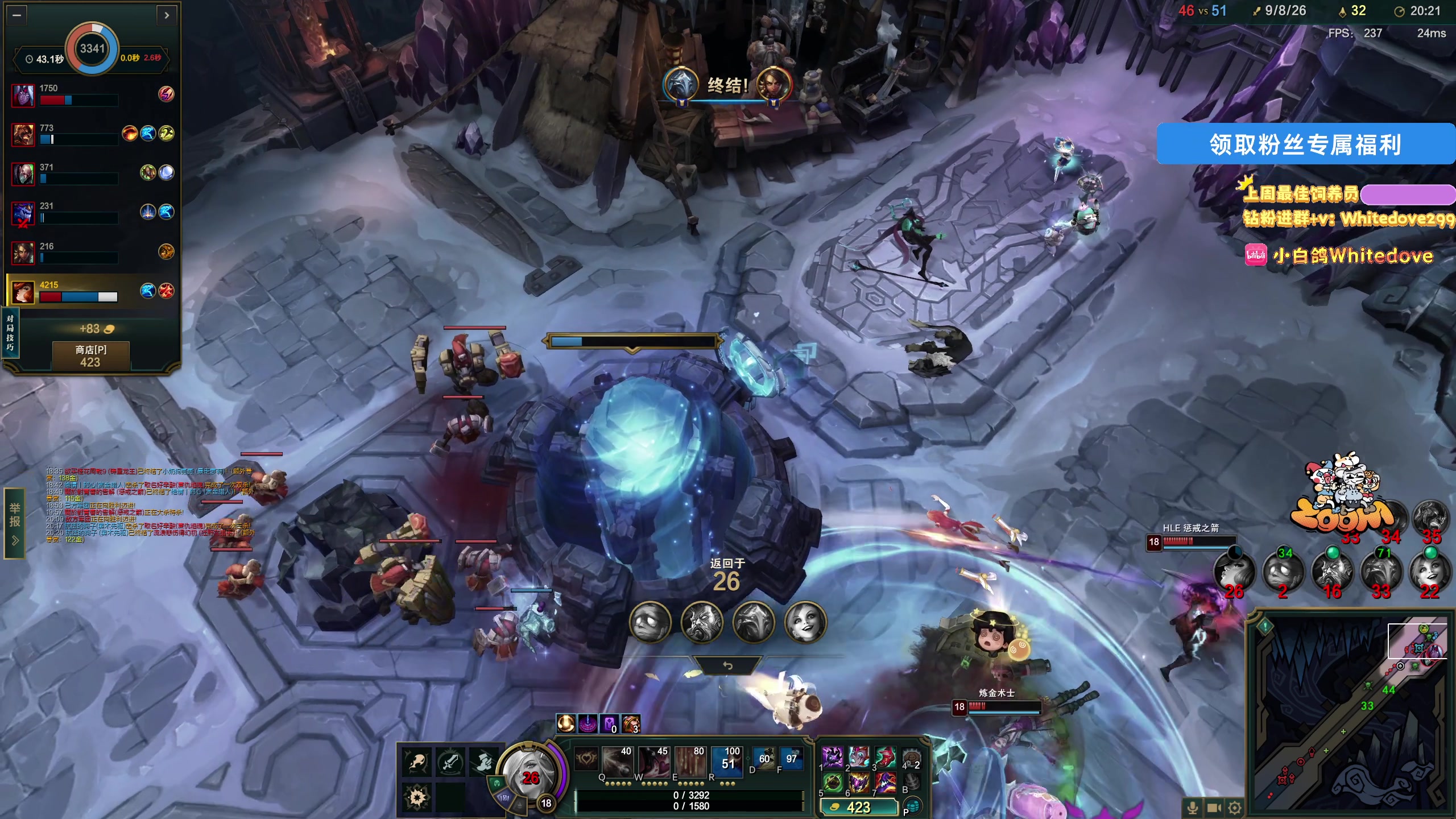 【2025-11-16 19点场】小白鸽WhiteDove：【ZOOM电竞】今晚嘎嘎嘎 双倍