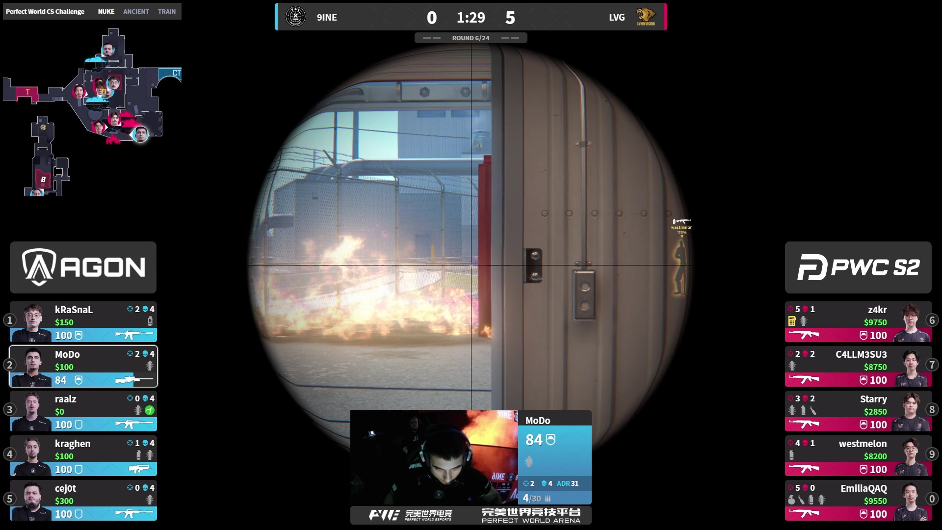 【2025-11-16 09点场】完美世界电竞频道：【直播】PWC-S2八强正赛