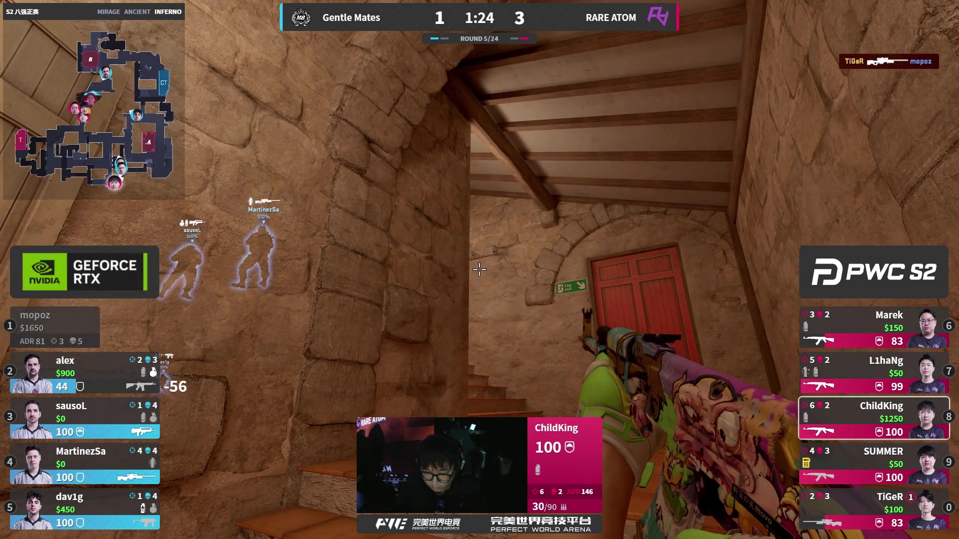 【2025-11-16 03点场】完美世界电竞频道：【重播】PWC-S2八强正赛