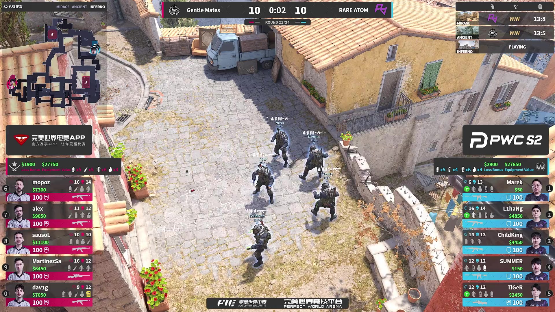 【2025-11-17 19点场】完美世界电竞频道：【重播】PWC-S2八强正赛