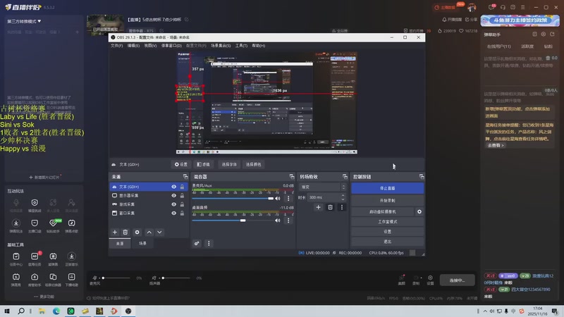 【2025-11-16 17点场】iameer0：【直播】5点古树杯 7点少帅杯