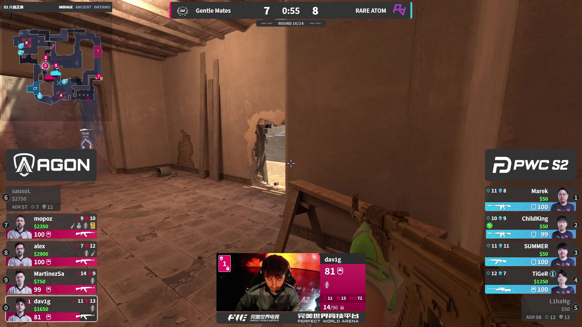 【2025-11-18 12点场】完美世界电竞频道：【重播】PWC-S2八强正赛