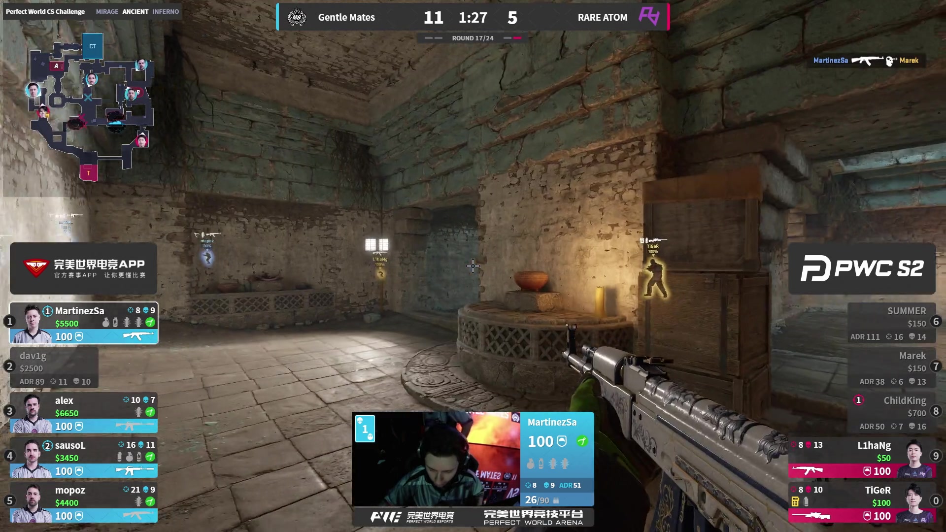 【2025-11-22 14点场】完美世界电竞频道：【重播】PWC-S2八强正赛