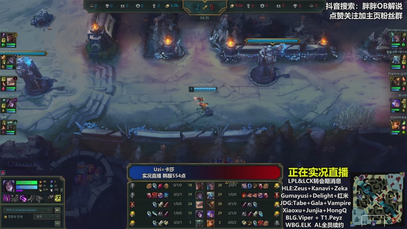 【2025-11-22 00点场】胖胖OB解说：胖胖OB：Uzi韩服猛冲，一天十几小时