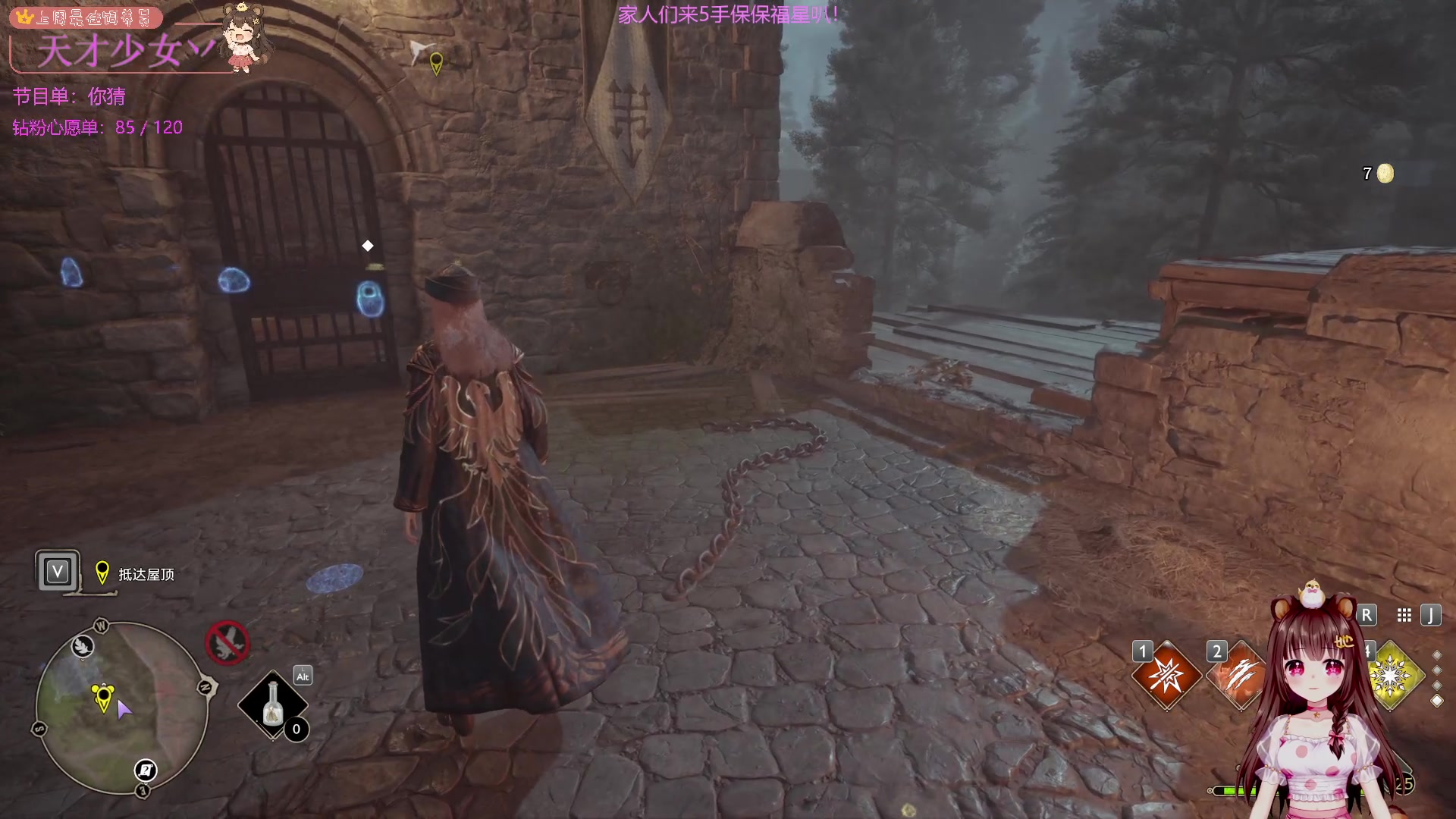 【2025-11-22 18点场】宇宙超级无敌鸽子她：【鸽子她】霍格沃茨顶级女魔法师